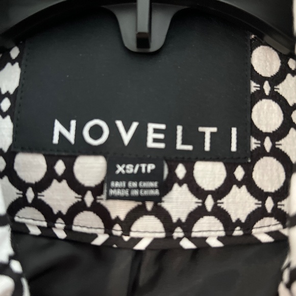 Novelti black/white pea coat - Picture 4 of 4
